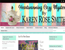 Tablet Screenshot of karenrosesmithmysteries.com
